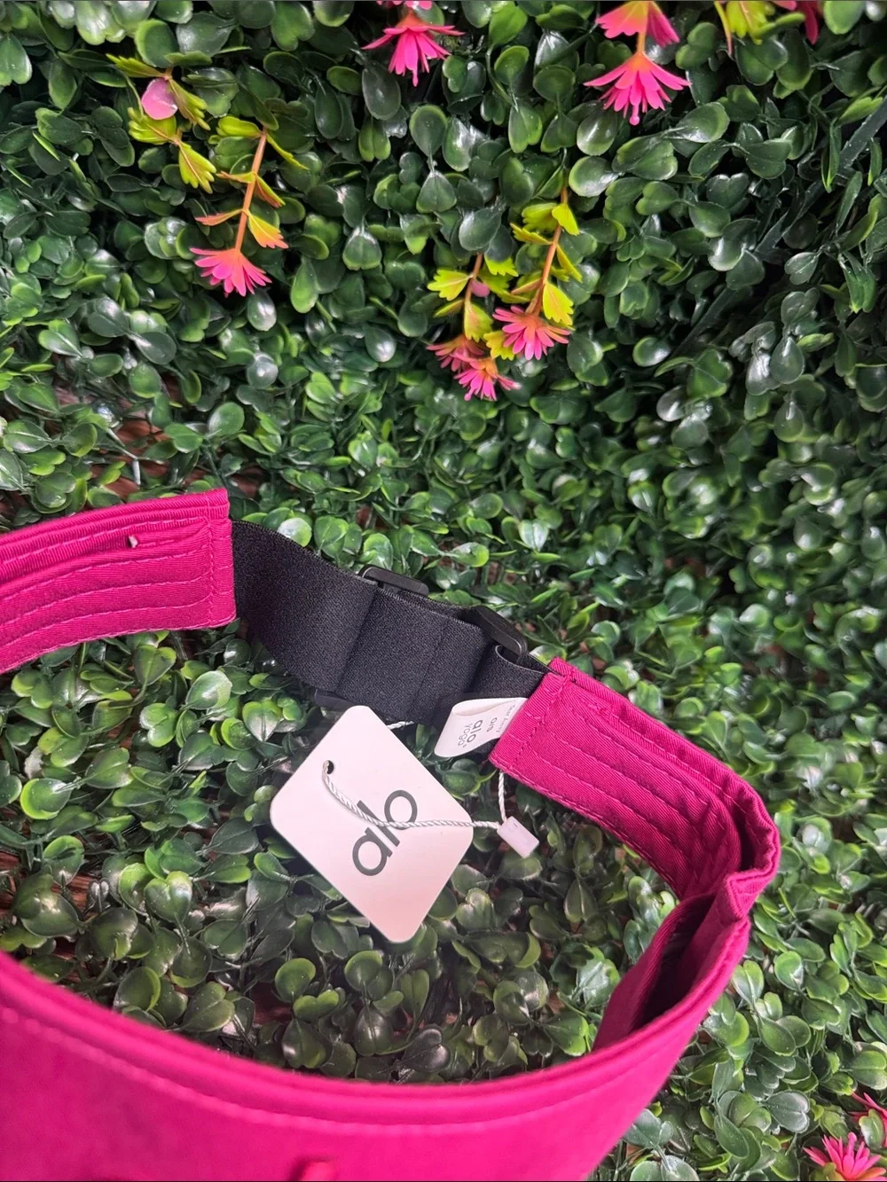 Alo Pink Clear Visor